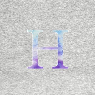 Eta Blue Watercolor Letter T-Shirt